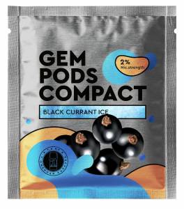 ЧЕРНАЯ СМОРОДИНА ЛЕД Gem Pods Compact 2% nic Сменный картридж для системы Logic