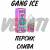 Персик Слива GANG ICE С ЧЕСТНЫМ ЗНАКОМ 20мг 30 ml Жидкость для POD систем