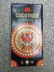 CocoTigerКокосовый уголь для кальяна (96 шт)